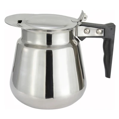 Winco CD-64 64 Oz Stainless Steel Coffee Decanter