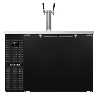 Continental Refrigerator KC50N 50"W Solid Door Keg Cooler