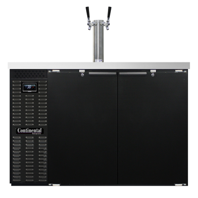 Continental Refrigerator KC50N 50"W Solid Door Keg Cooler