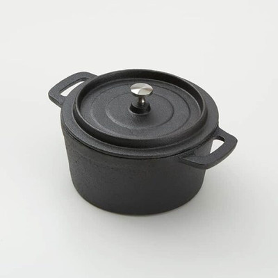 American Metalcraft CIPR5526 27 Oz. Cast Iron Round Baking Dish