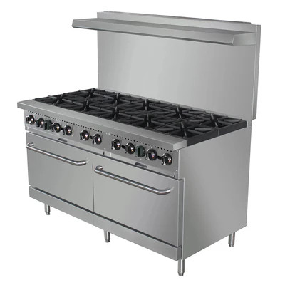 Admiral Craft BDGR-60/NG 60" Natural Gas Black Diamond Range - 356,000 BTU