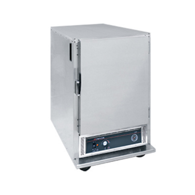 Cres Cor H135SUA6 25.75" W Stainless Steel One Compartment Insulated (6) Set of Chrome Plated Wire Mobile Heated Cabinet - 120 Volts