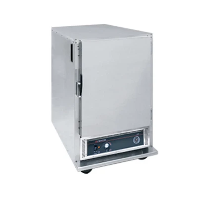 Cres Cor H135SUA6 25.75" W Stainless Steel One Compartment Insulated (6) Set of Chrome Plated Wire Mobile Heated Cabinet - 120 Volts