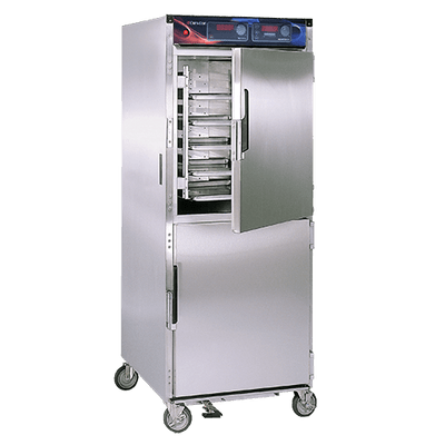 Cres Cor H138WS1834D AquaTemp 28.25" W Stainless Steel 1-Compartment Mobile Heated Humidity Cabinet - 120 Volts