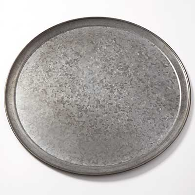 American Metalcraft GTP18 18&quot; Metal Round Serving Tray and Pan