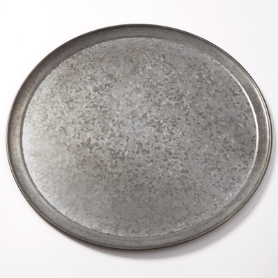 American Metalcraft GTP18 18" Metal Round Serving Tray and Pan