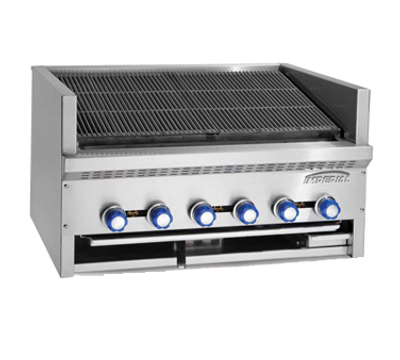 Imperial IABR-60 60&quot; Gas Countertop Steakhouse Charbroiler - 200,000 BTU