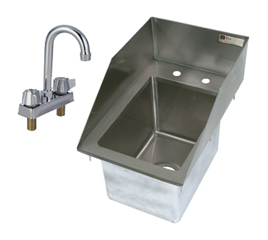 John Boos PB-DISINK101410-P-SSLR 1 Compartment Stainless Steel Pro-Bowl Drop-In Sink 12-1/2"W x 18-3/4"D x 15"H