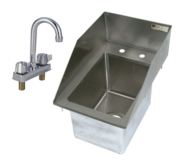 John Boos PB-DISINK101410-P-SSLR 1 Compartment Stainless Steel Pro-Bowl Drop-In Sink 12-1/2"W x 18-3/4"D x 15"H