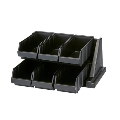 Cambro 6RS6110 Versa Organizer Rack With (6) bins 20-1/8"