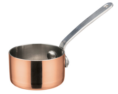Winco DCWA-201C 2 Oz Copper Mini Sauce Pan