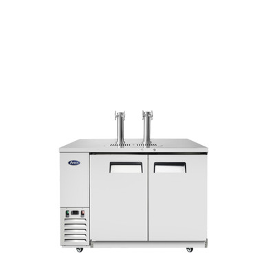 Atosa MKC58GR 57.8" W Solid Door Draft Beer Cooler - 115 Volts