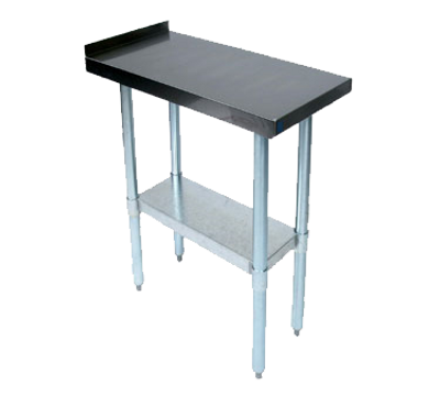 John Boos EFT8-3012 12"W x 30"D 18/400 Stainless Steel Top Filler Table