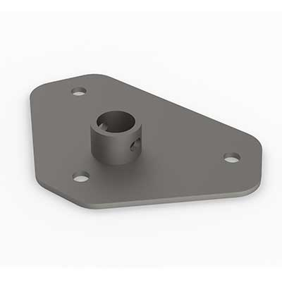 Metro SABP13BR-4PK Seismic Base Plate Kit 1-Post Triangular