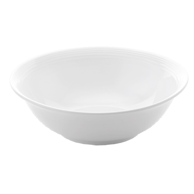 Bon Chef 1300001P Porcelain White Round Circles Bowl