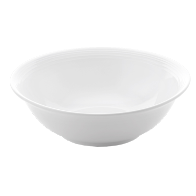 Bon Chef 1300001P Porcelain White Round Circles Bowl