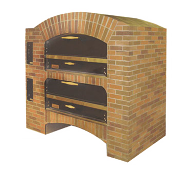 Marsal MB-866 STACKED-NG Natural Gas Pizza Oven Double Deck 44"