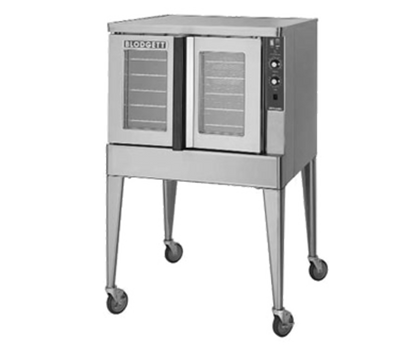 Blodgett ZEPH-100-E SGL Stainless Steel 1 Deck Full Size Electric Zephaire Convection Oven - 208 Volts 3-Ph