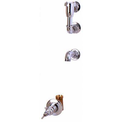 T&S Brass B-0692 Service Sink Outlet concealed loose key valve with 1/2" IPS female inlet