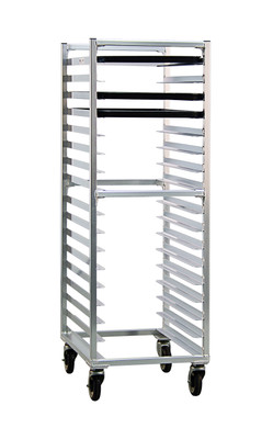New Age 1361 60.63"H Mobile 17 Bun Pan Rack with 3" Centers