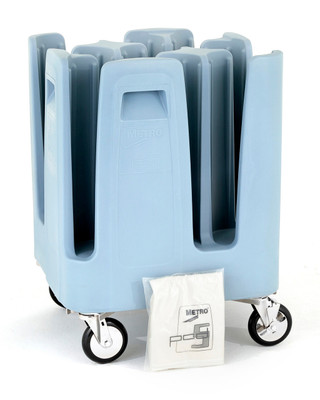 Metro PCD5 Blue Poker Chip Dish Dolly With Handle