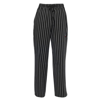 Winco UNF-3CXXL Chalk Stripe Newbury Chef Pants