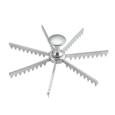 Winco APM-07 7 Cut Cast Aluminum Pie / Cake Marker