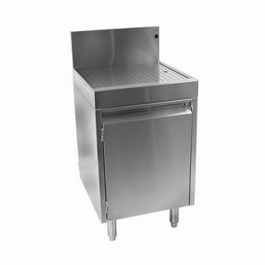 Glastender DBCB-24 Stainless Steel Underbar Drainboard - 24"W x 24"D