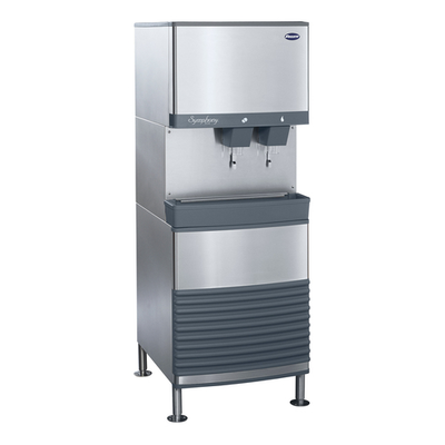 Follett LLC 50FB414A-L Symphony Plus 22.75" Freestanding Air Cooled Chewblet Ice and Water Dispenser with Lever - 115 Volts