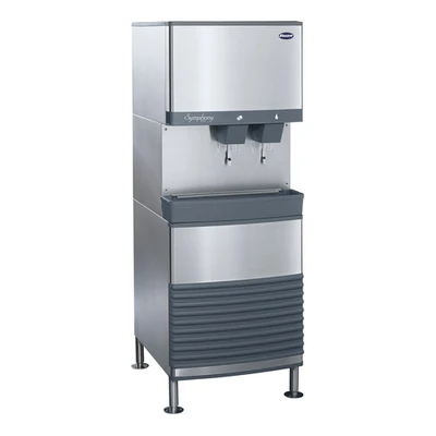 Follett LLC 50FB414A-L Symphony Plus 22.75" Freestanding Air Cooled Chewblet Ice and Water Dispenser with Lever - 115 Volts
