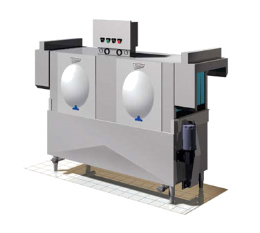 Stero SCT76 High Temperature Dishwasher With Conveyor Type 208 Volts