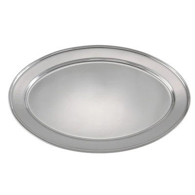 Winco OPL-18
Stainless Steel
Oval
Platter