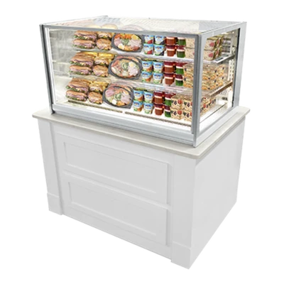 Federal Industries ITR6026 60" W Italian Glass Refrigerated Counter Display Case