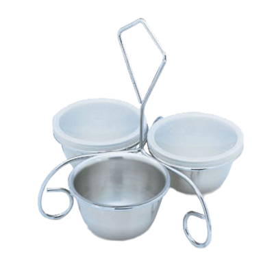 Vollrath 59750 31 oz. Shallow Stainless Steel Balti Dish - 6 1/2 x 2