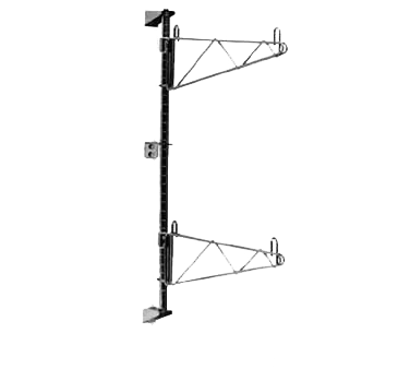 Metro Sw31C Super Erecta Wall Mounts 18" Shelf Depth End Unit Chrome Plated Finish