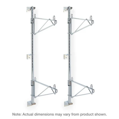 Metro Sw31C Super Erecta Wall Mounts 18" Shelf Depth End Unit Chrome Plated Finish
