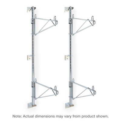 Metro Sw31C Super Erecta Wall Mounts 18" Shelf Depth End Unit Chrome Plated Finish