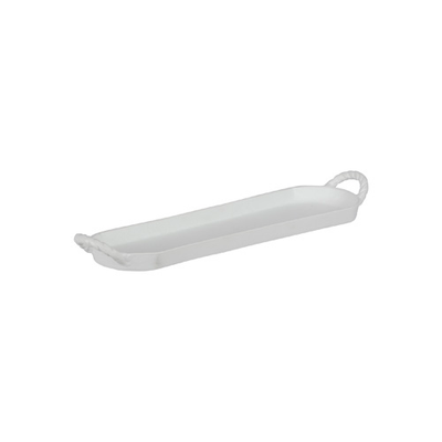 Bon Chef 80210ALLERGENLAVENDER Ceramic Allergen Lavender Oval Tray