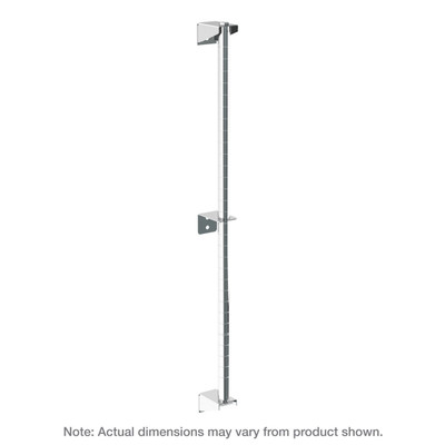 Metro 13Pdfs Post & MounTing Brackets Consists of (1) Double Footed Post (2) End Brackets (Sbes) 13-7/8"H Stainless Steel Post