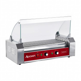Admiral Craft HRG-05-COV Glass Sloped Front Cover for 5 Roller Hot Dog Grill