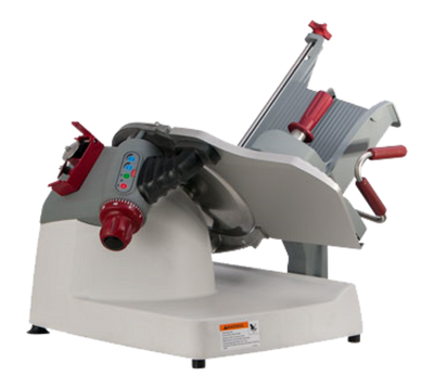 Omcan 26073 Volano 12 Manual Meat Slicer with Flower Wheel