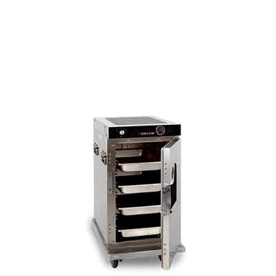 Cres Cor H339128CZ 18.88" W Aluminum 1-Compartment Insulated Half-Height Mobile Heated Correctional Cabinet - 120 Volts
