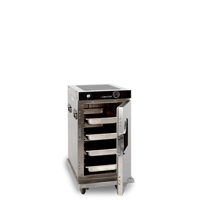 Cres Cor H339128CZ 18.88" W Aluminum 1-Compartment Insulated Half-Height Mobile Heated Correctional Cabinet - 120 Volts