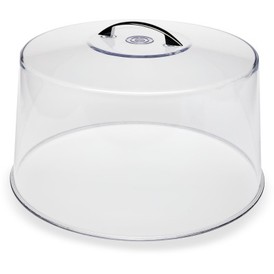 Carlisle 251207 11 5/8" Dia. SAN Plastic Clear Cake Cover