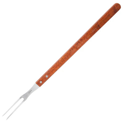Winco KPF-210 21-7/8" Wood Handle Pot Fork