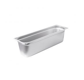 CAC China STPHL-24-6 Half Size Long 6" Deep 24 Ga. Stainless Steel Solid Steam Pan (12 Each Per Case)