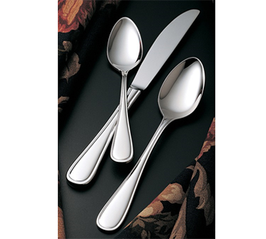 Bon Chef SBS301 6.19" 18/0 Stainless Steel Tuscany Bouillon Spoon