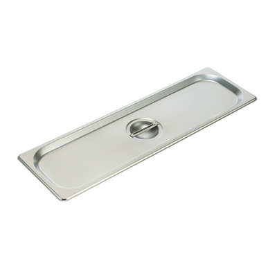 Winco SPJL-HCS 1/2 Size Long Stainless Steel Steam Table Pan Cover