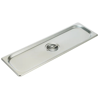 Winco SPJL-HCS 1/2 Size Long Stainless Steel Steam Table Pan Cover