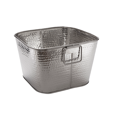 American Metalcraft STH14 Square Stainless Steel Tub 14" L x 14" W x 8.5" H